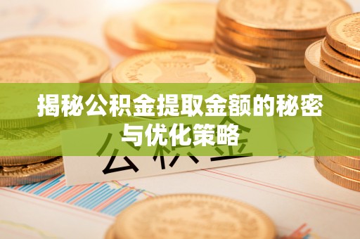 造桥揭秘公积金提取金额的秘密与优化策略