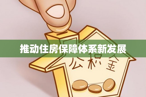 造桥推动住房保障体系新发展
